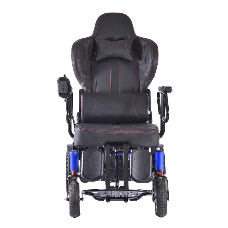 Adjustable back electric wheelchair for disabled