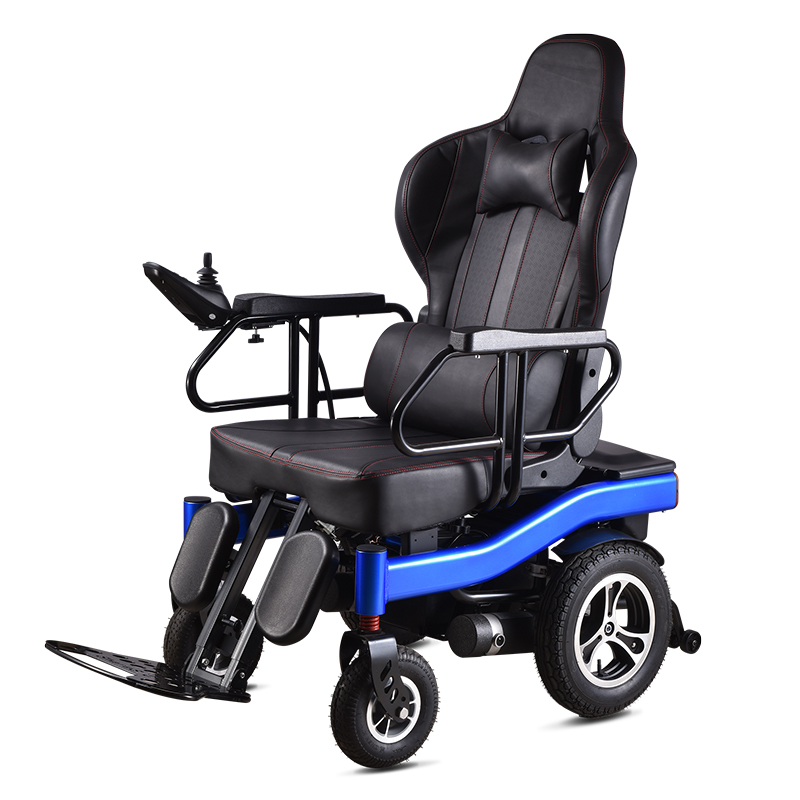 Adjustable back electric wheelchair for disabled