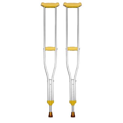 Adjustable height underarm aluminum alloy crutches (2)