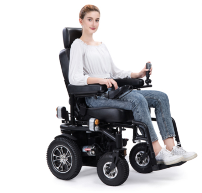 Folding power off road luxury wheelchair (1)