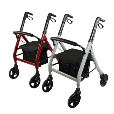 Lightweight folding four wheel walker rollator (1)