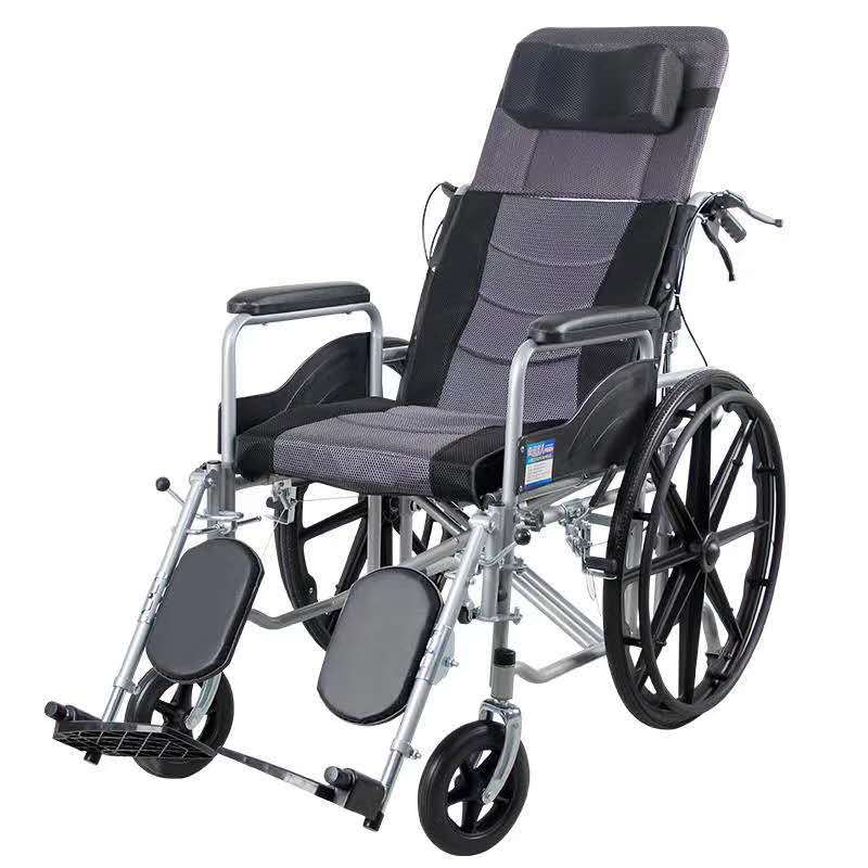 Manual light weight travel transport wheelchair (2)