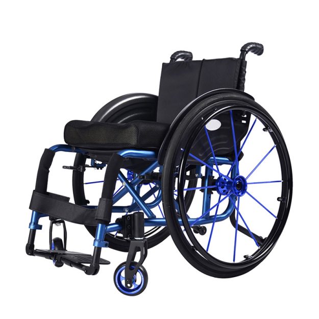 Manufacturer portable manual fashionable sport wheelchair (5)