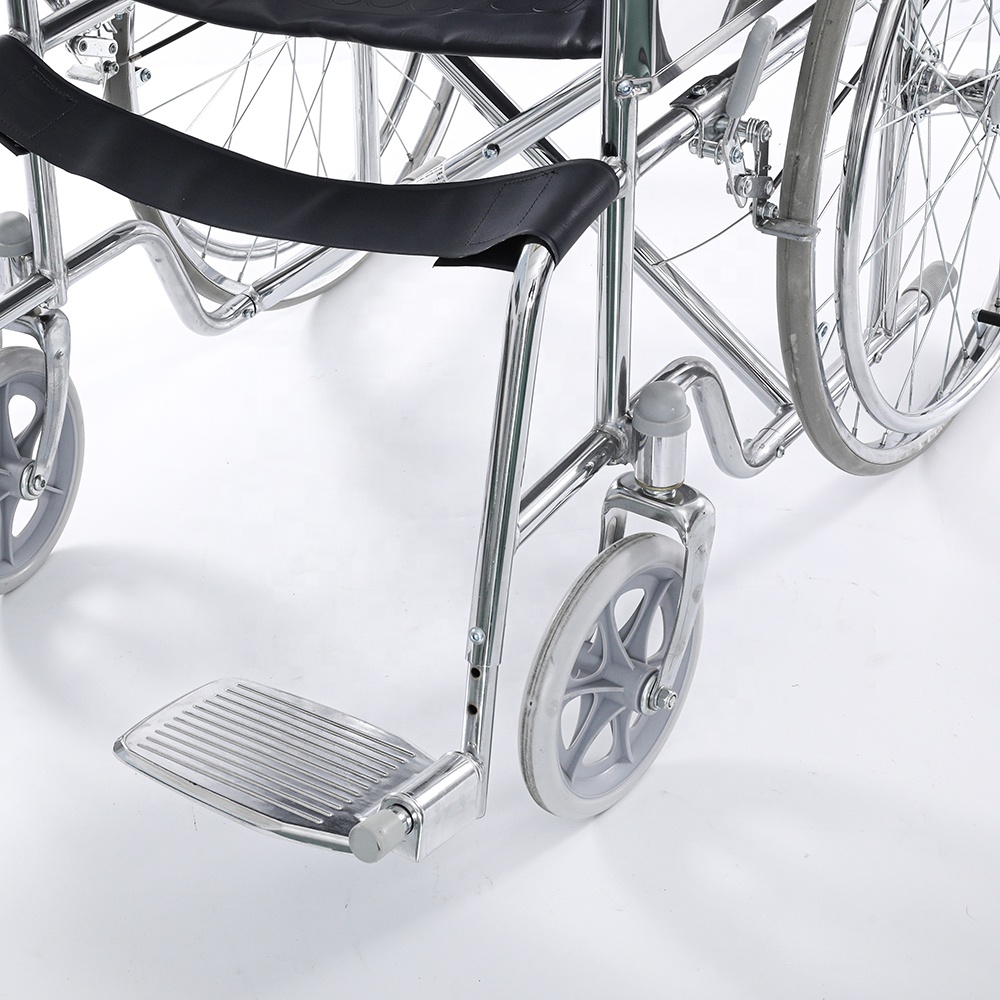 Medical foldable manual transport patients wheelchair