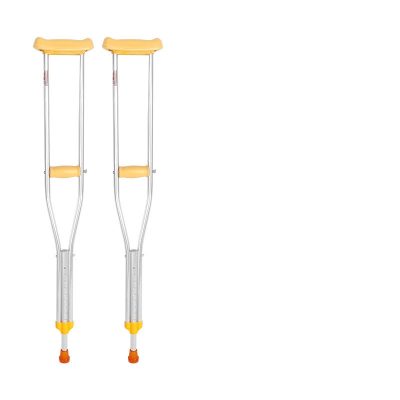 Portable adjustable height lightweight aluminum crutches (3)